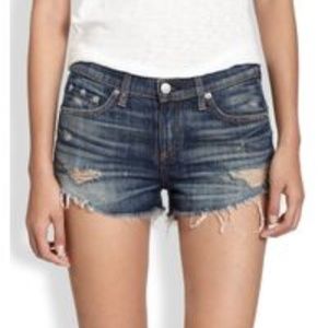 Rag & Bone Sheffield Distressed Jean Shorts